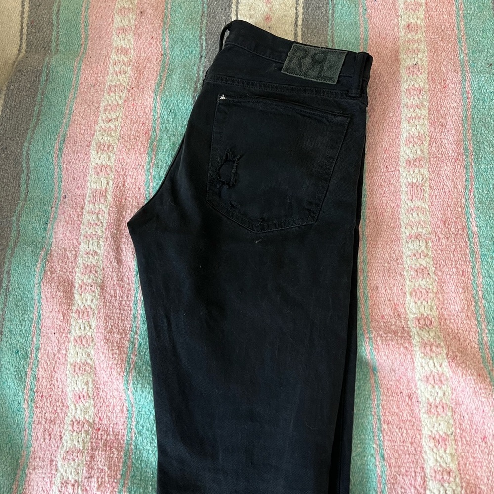 RRL Black Skinny Selvedge, Men’s